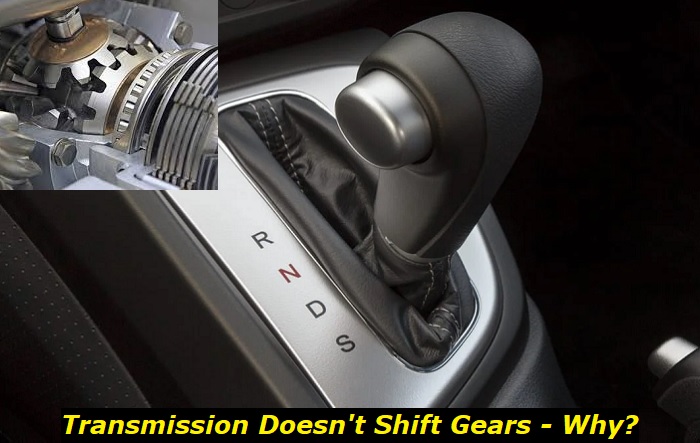 transmission wont shift when accelerating